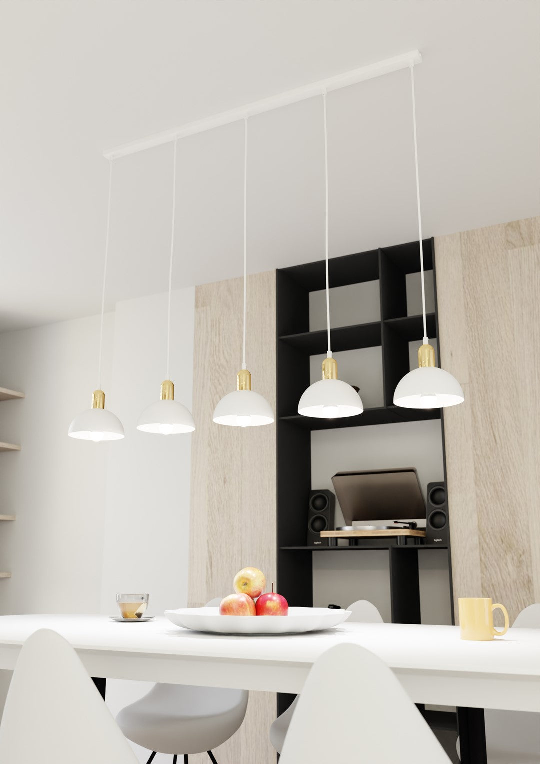 MOTO 5 Hvid - Pendellampe | Emibig