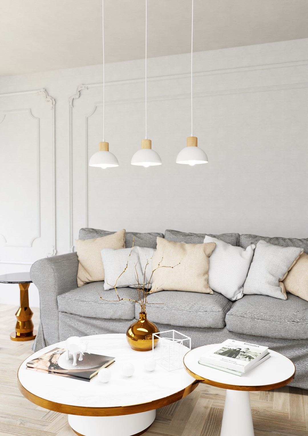 SECO 3 Hvid Pendellampe | Emibig