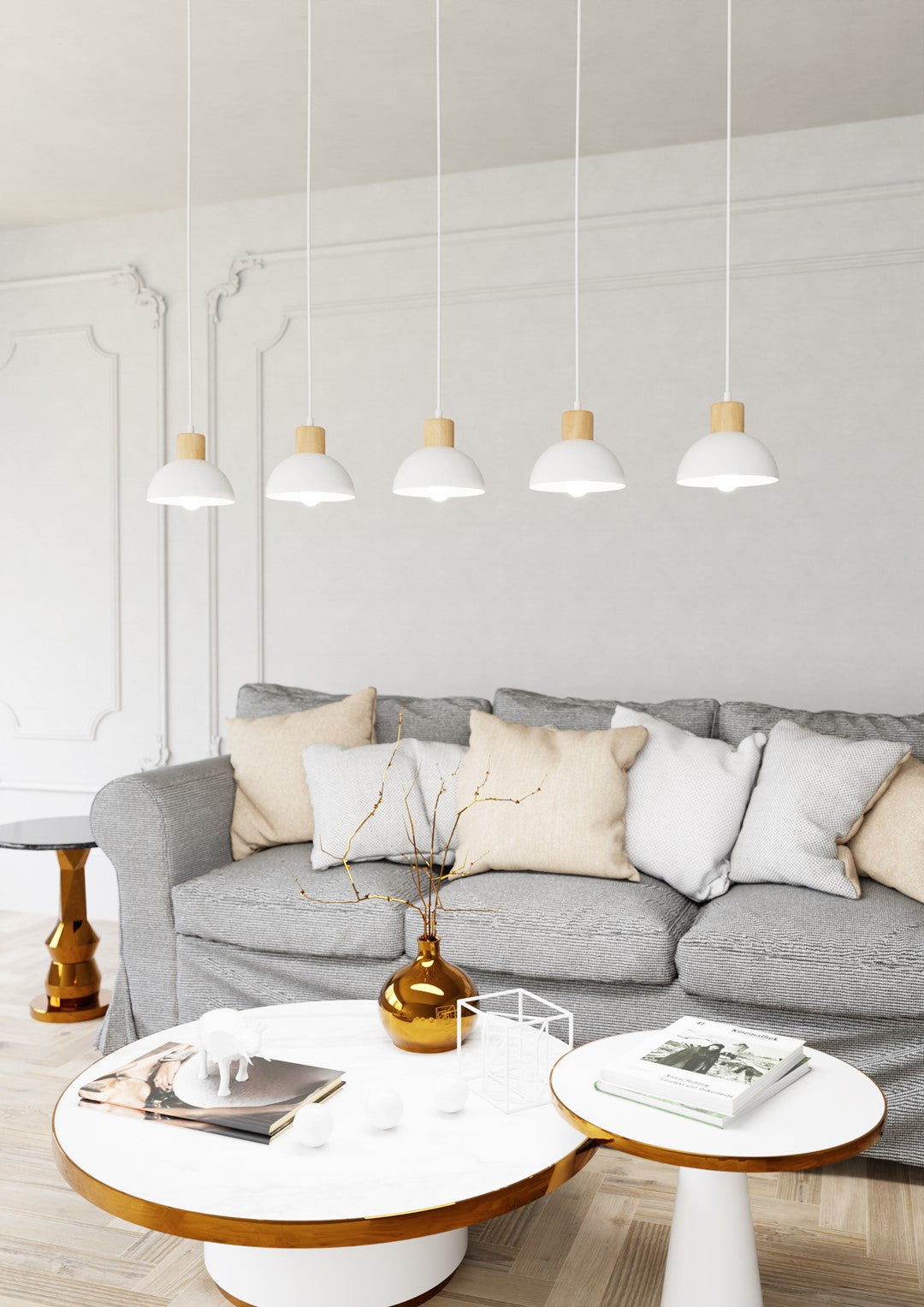 SECO 5 Hvid Pendellampe | Emibig