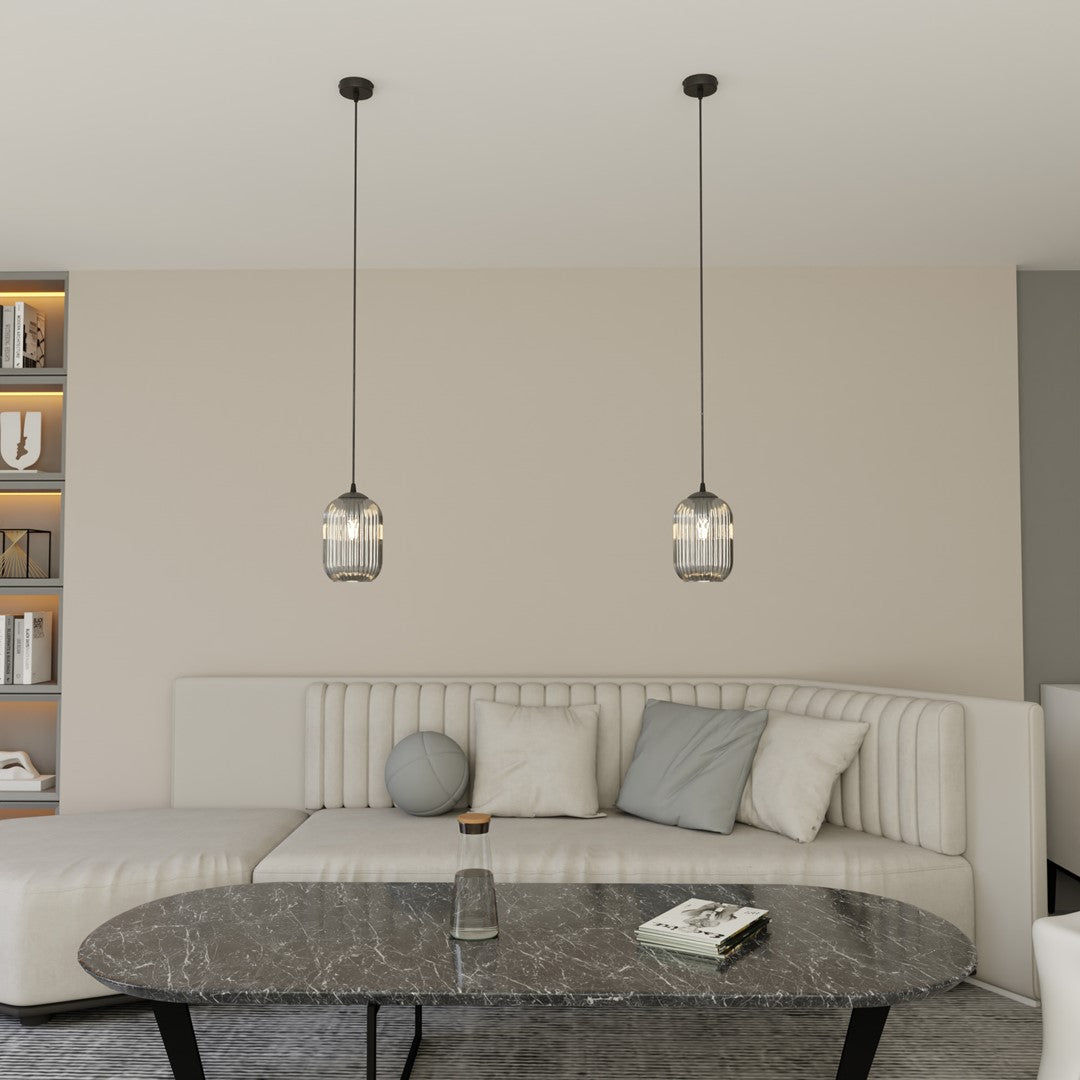 VERDI 1 Sort/Grafit pendellampe | Emibig