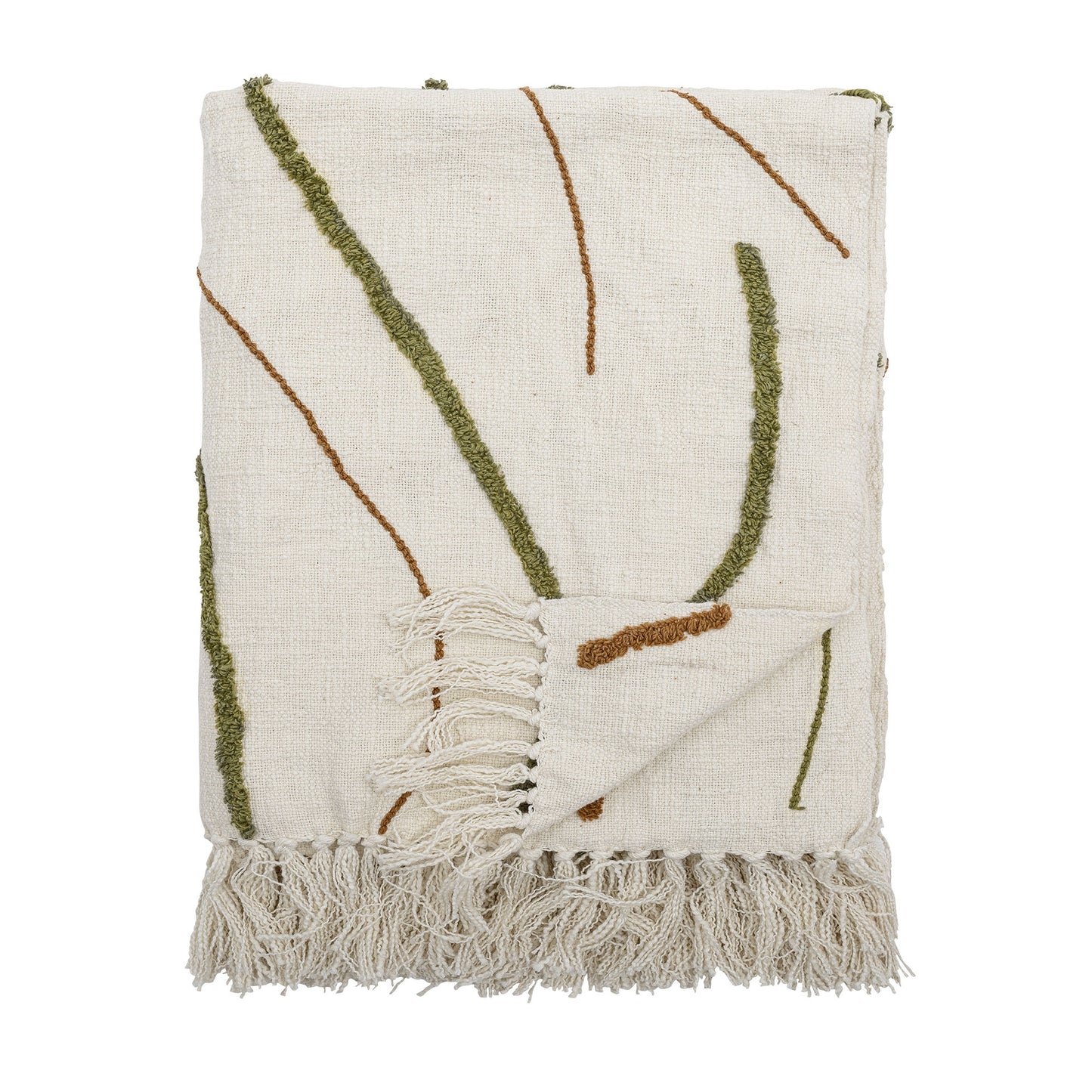 Osasio plaid 130x150 cm i bomuld – med tuftede detaljer fra Bloomingville