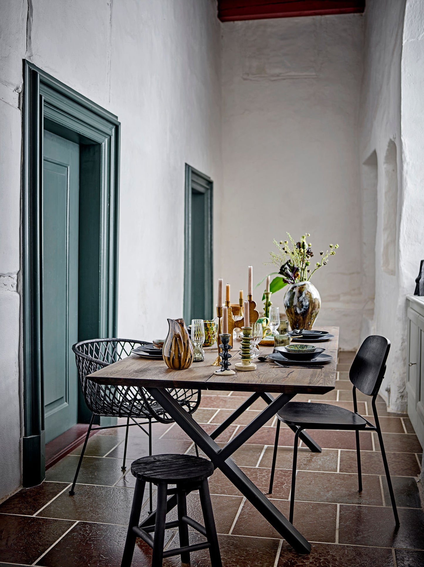 Maldon Spisebord i Mørkebrunt Egetræ – 200 cm | Bloomingville