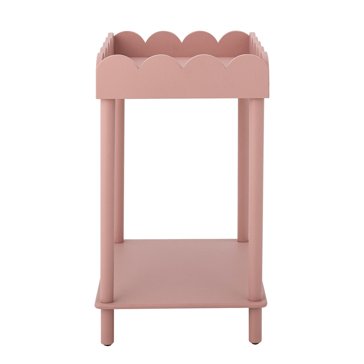 Isola Sidebord i Rosa Firwood – Creative Collection Sofabord med Hylde (L60 x H68 x W40 cm)