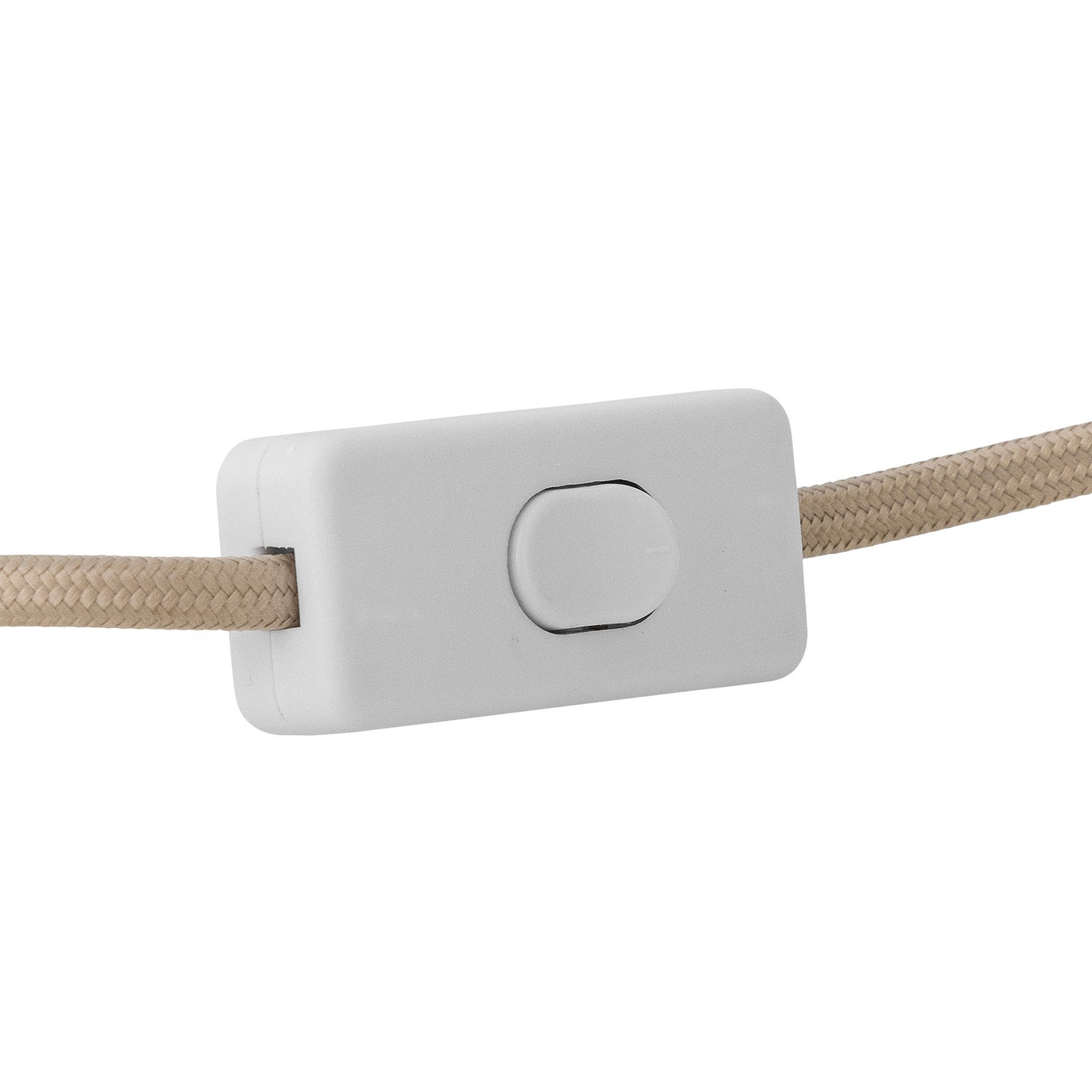Emmie Bordlampe i Hvid Bouclé – Moderne Bordlampe fra Bloomingville