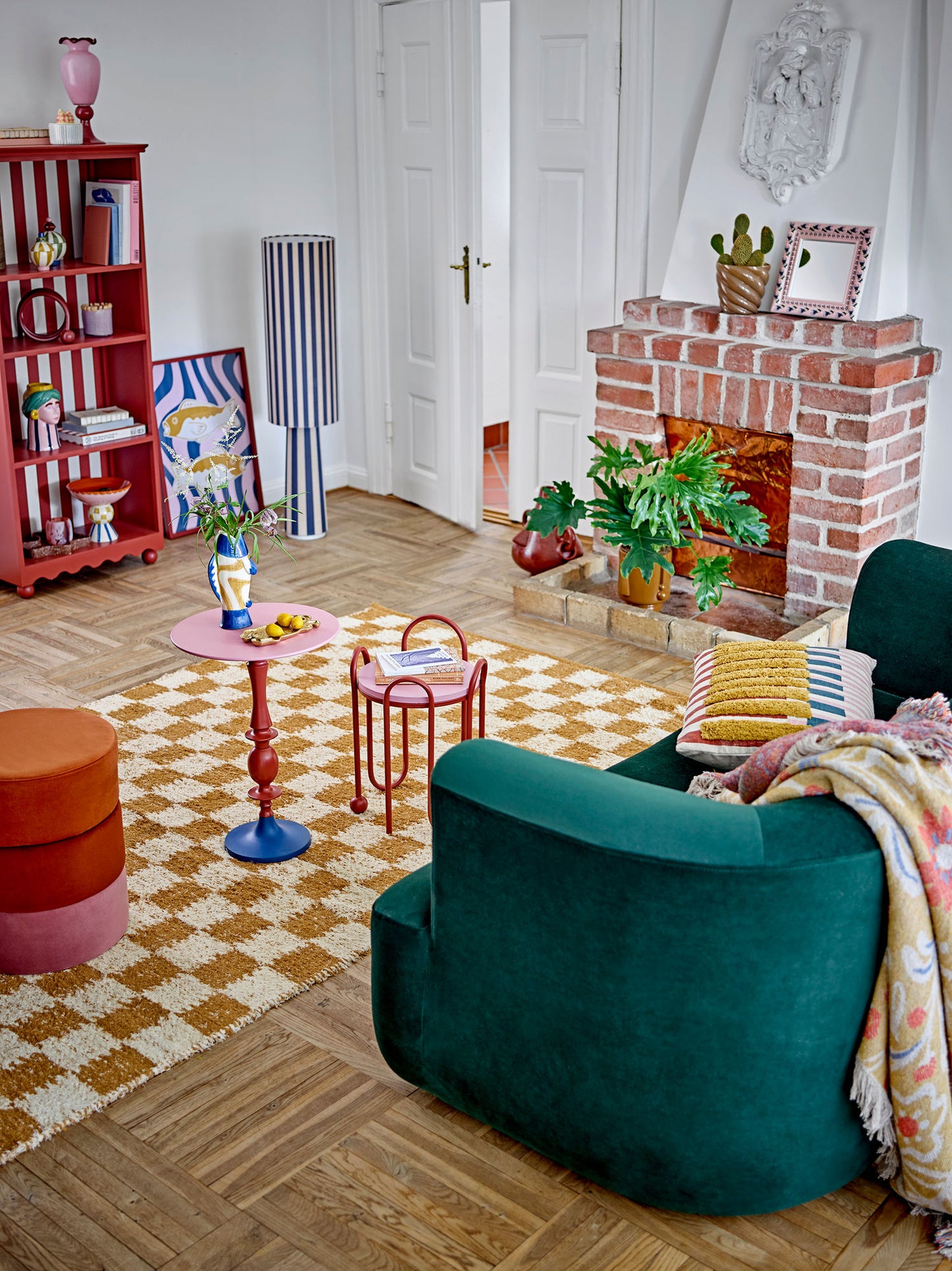 Bloomingville Morgan Sofa, Grøn, Polyester