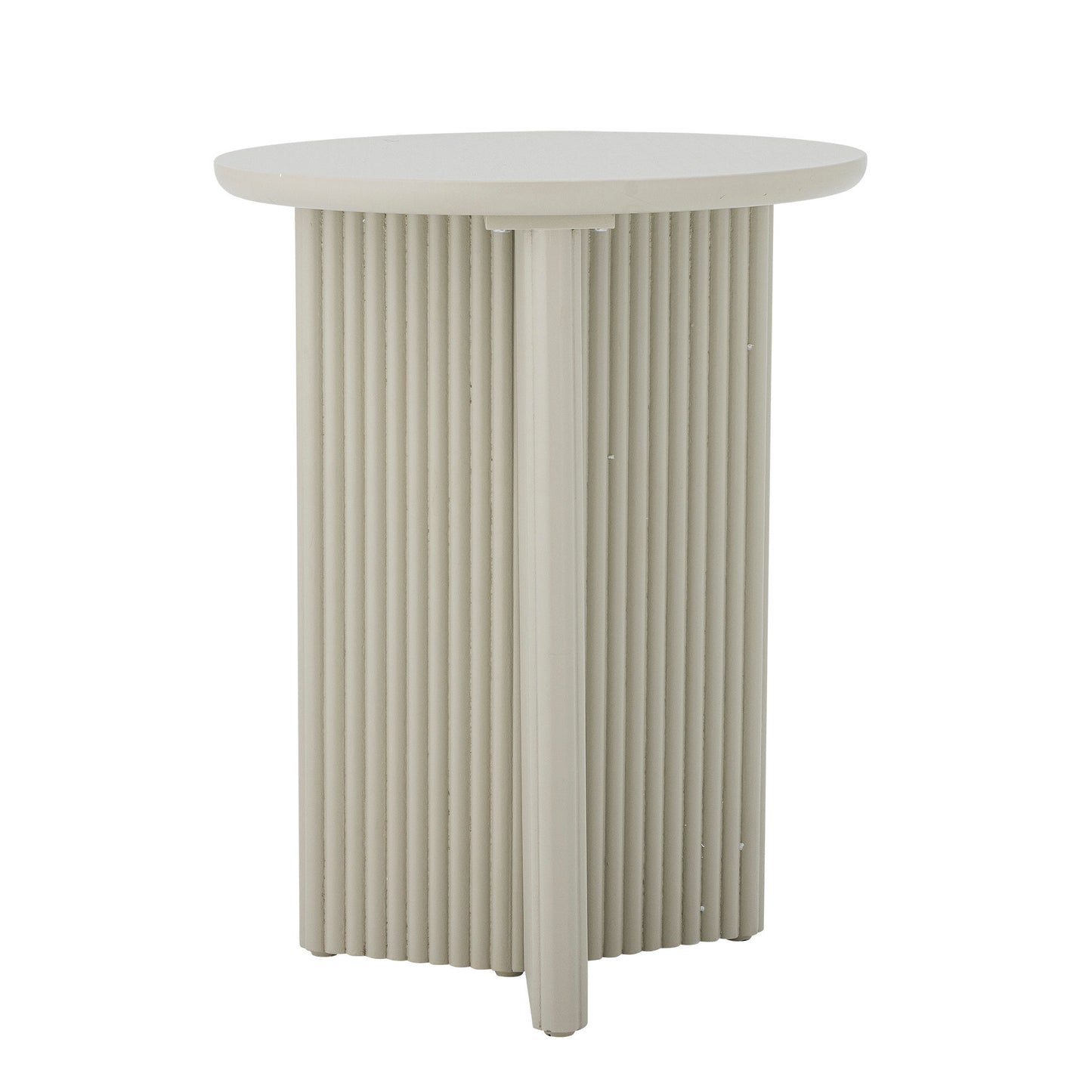 Bloomingville Edith Sidebord – Hvidt Sidebord i Fyrretræ