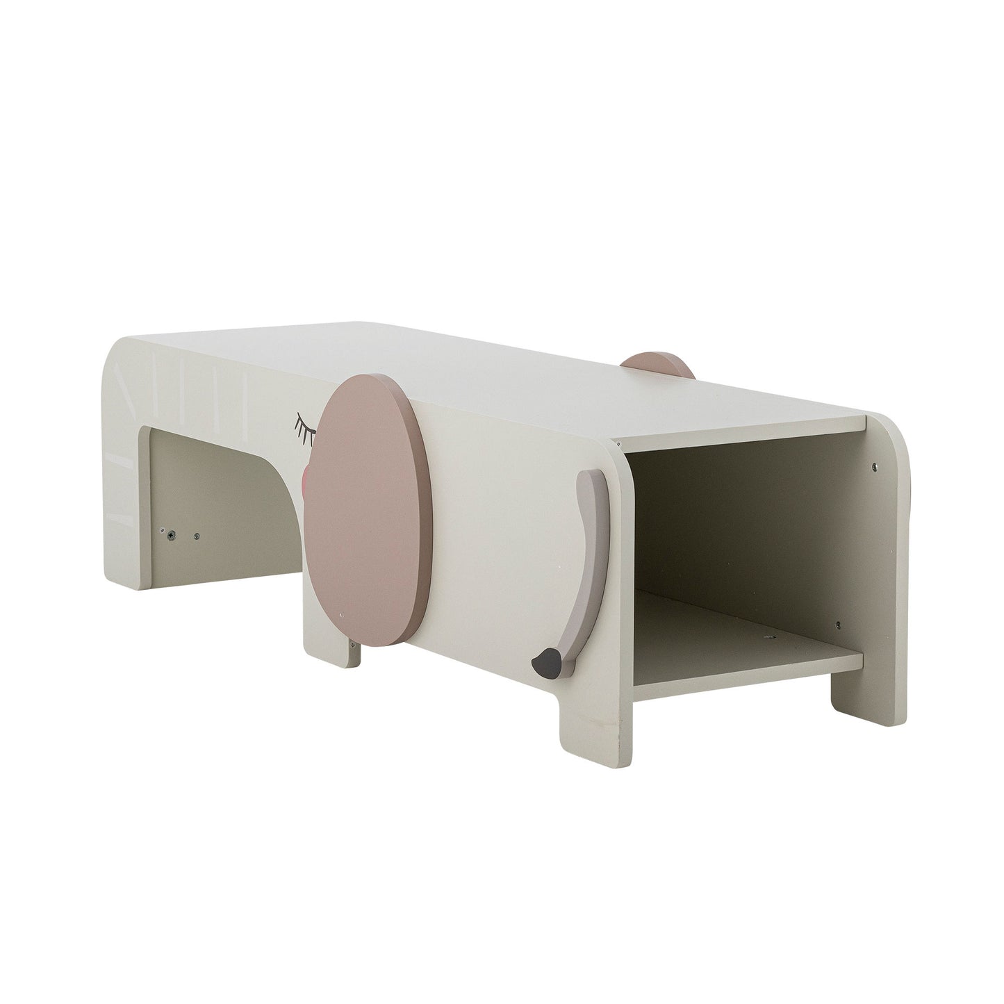 Bloomingville MINI Ferdinand Bænk, Grå, FSC®100%, MDF