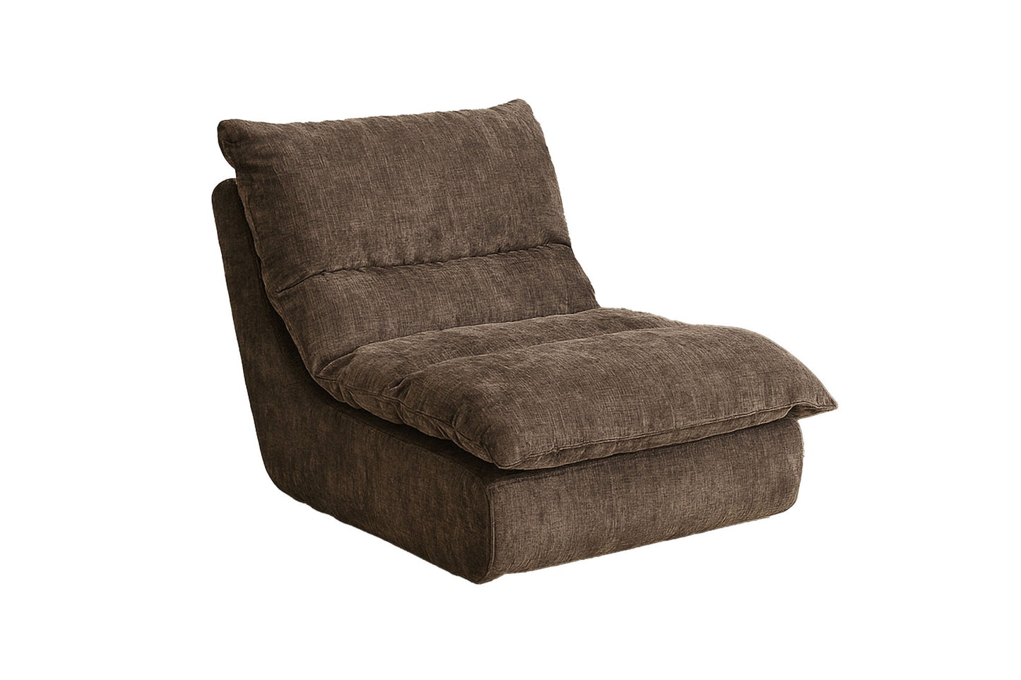 Venture Home Selar Lounge Chair / Brun fløjl