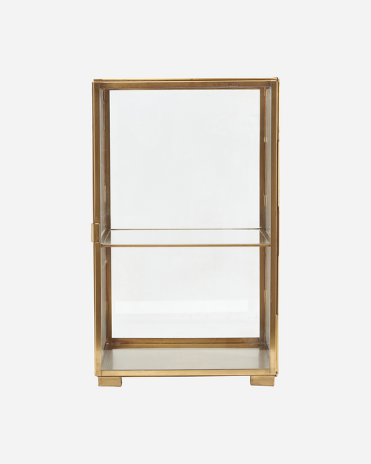 Vitrineskab, HDGlass, Messing