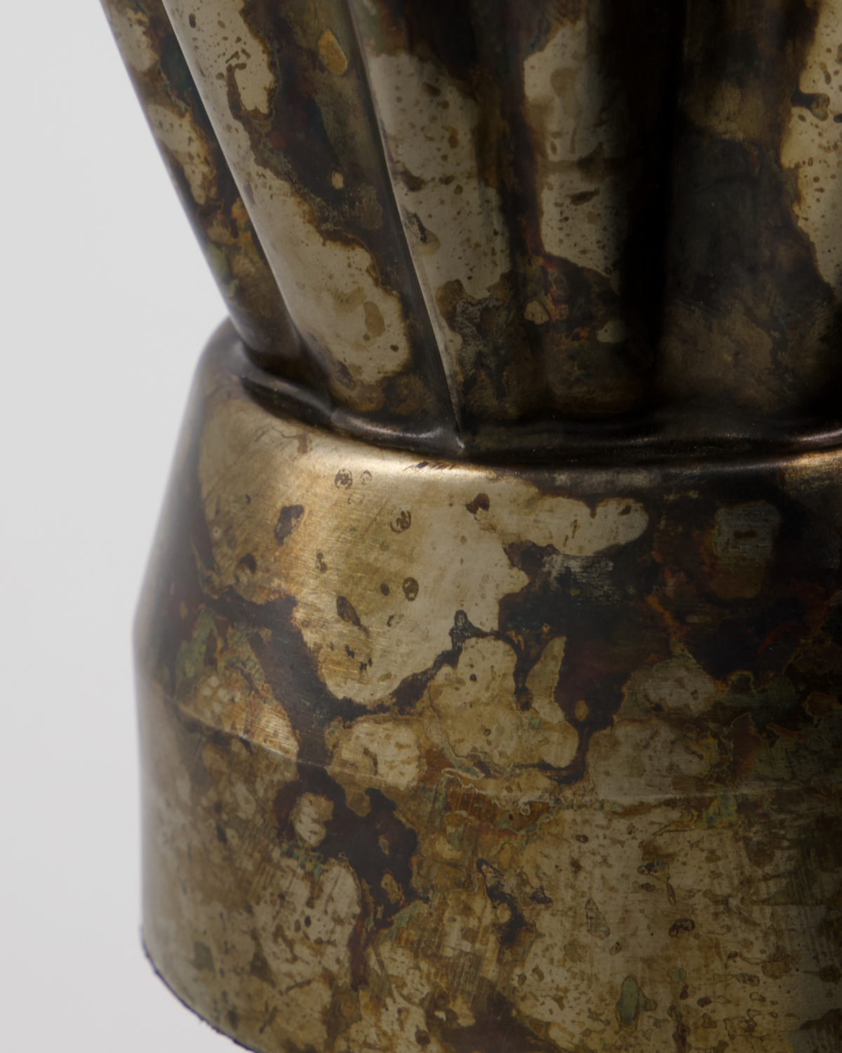 Vase 33cm, HDFlood, Antik brun