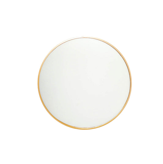 Housevitamin Rundt spejl - Metal - Guld - 100x2,5x100cm