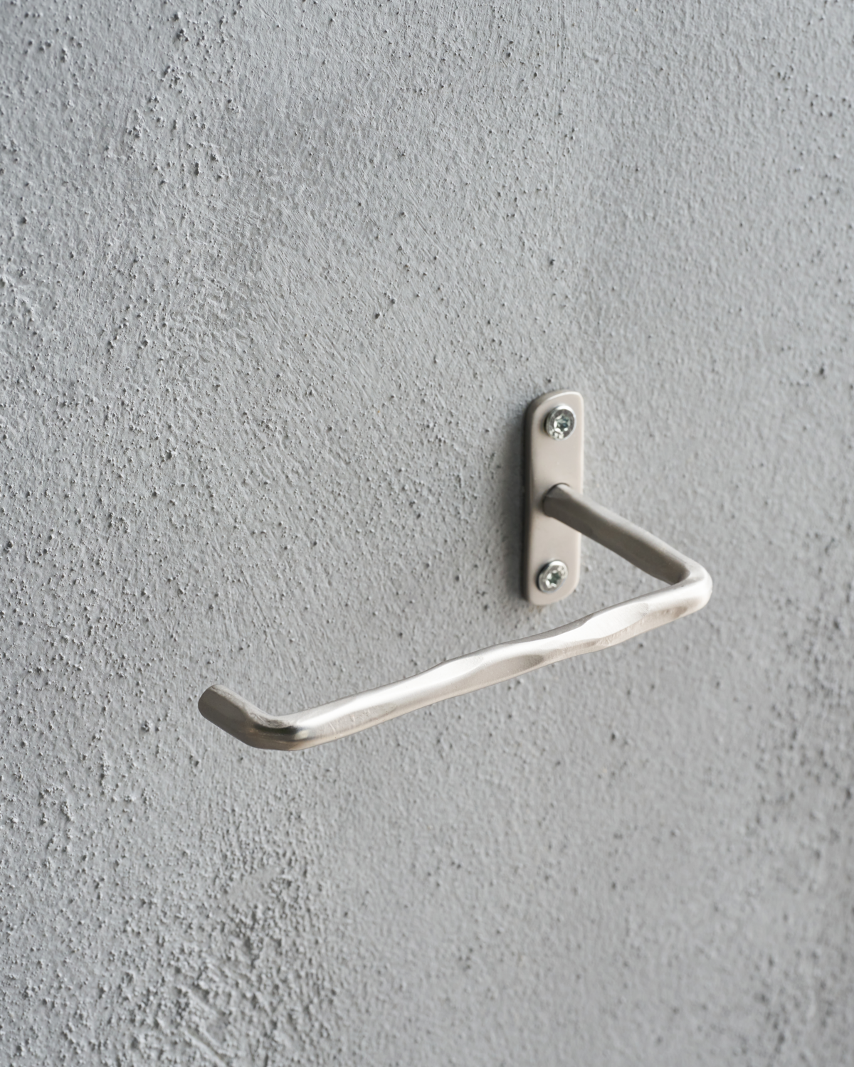 Toiletpapirholder, HDWelo, Børstet sølvfinish