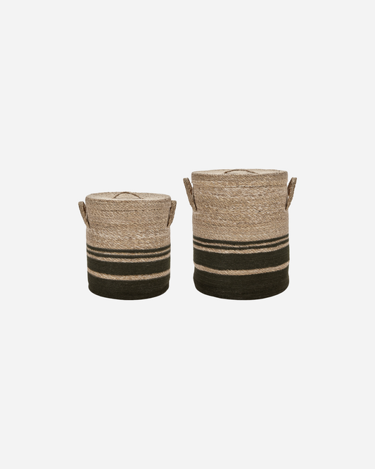 Kurvesæt med låg, HDLaundry, Army