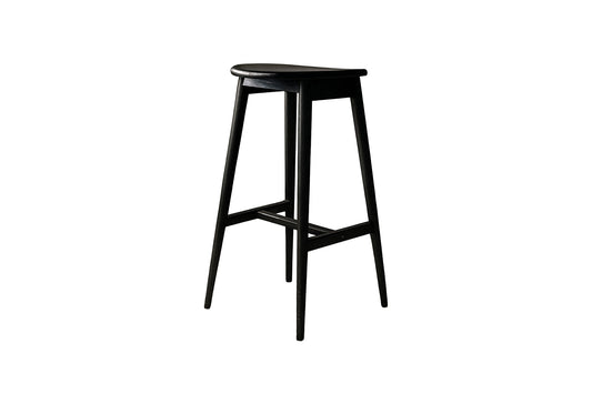 Vind Orust Bar Chair - Gummitræ / Black