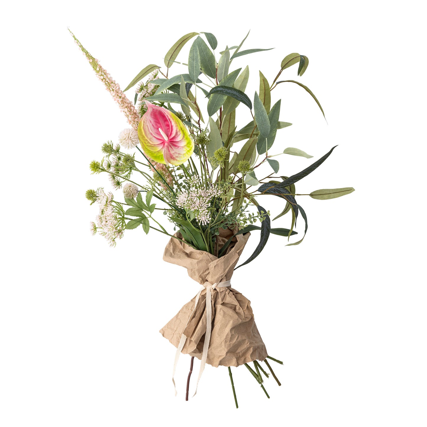 Blush buket 30xH80 cm i kunstige blomster – rosa dekorationsbuket fra Bloomingville