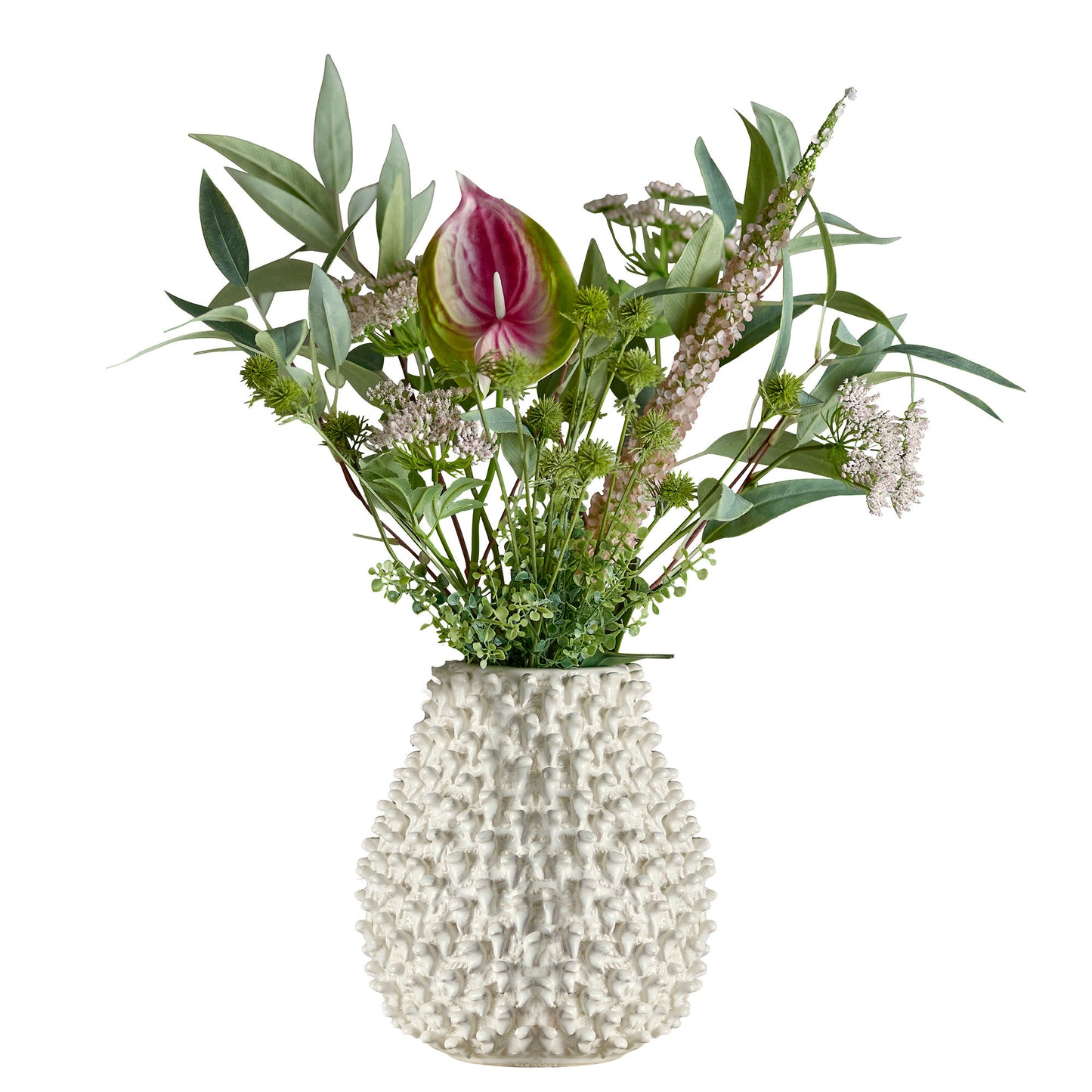 Blush buket 30xH80 cm i kunstige blomster – rosa dekorationsbuket fra Bloomingville