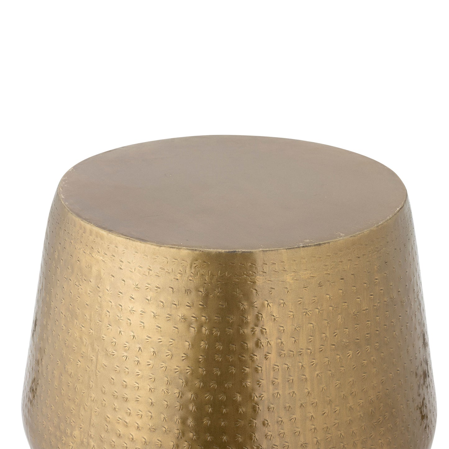 Avola Sofabord Messing – Elegant Metalbord med Rustik Finish