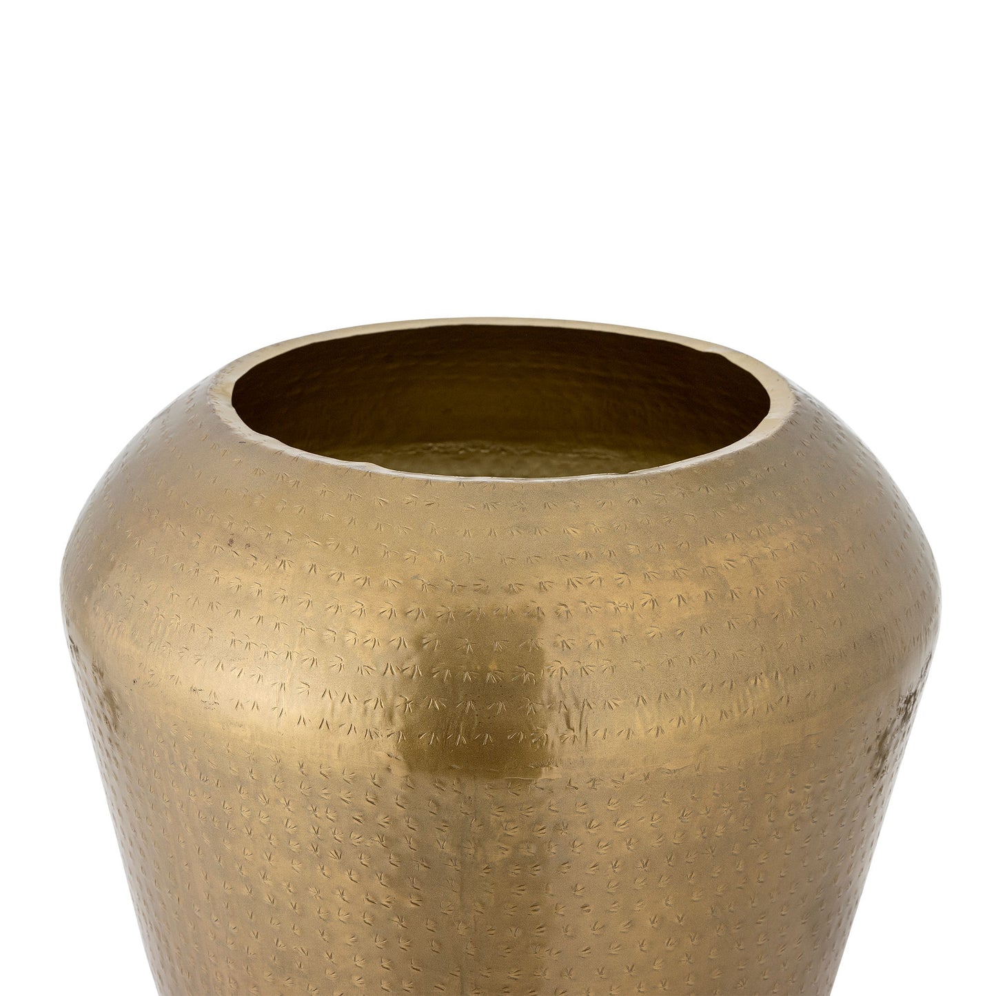 Avola Sofabord Messing – Elegant Metalbord med Rustik Finish