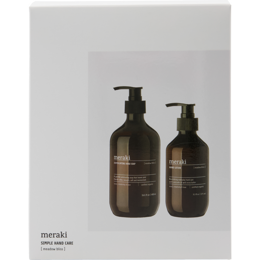 Meraki - Gaveæske, Meadow bliss, Simply hand care, Hvid