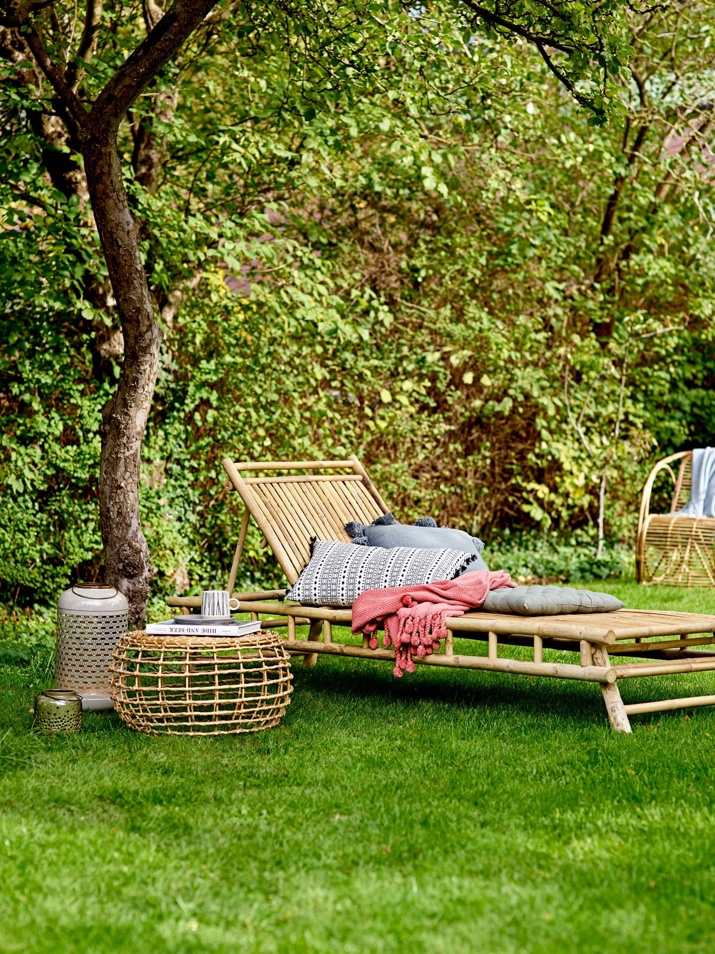 Bloomingville Sole Daybed – Bambus, Justerbar Ryg, Natur