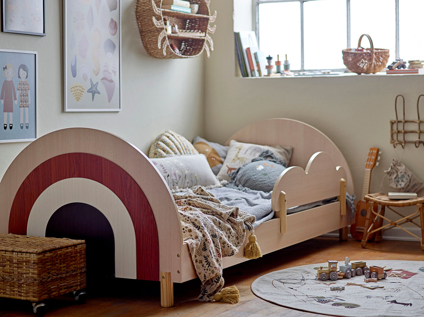Bloomingville MINI Charli Bed, Brun, MDF