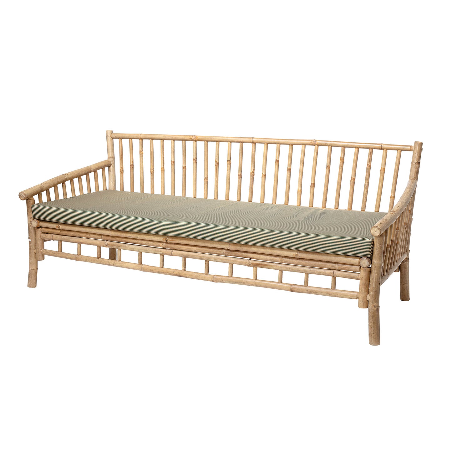 Bloomingville Sole Sofa – Bambus, Natur, Udendørs Sofa med Pude