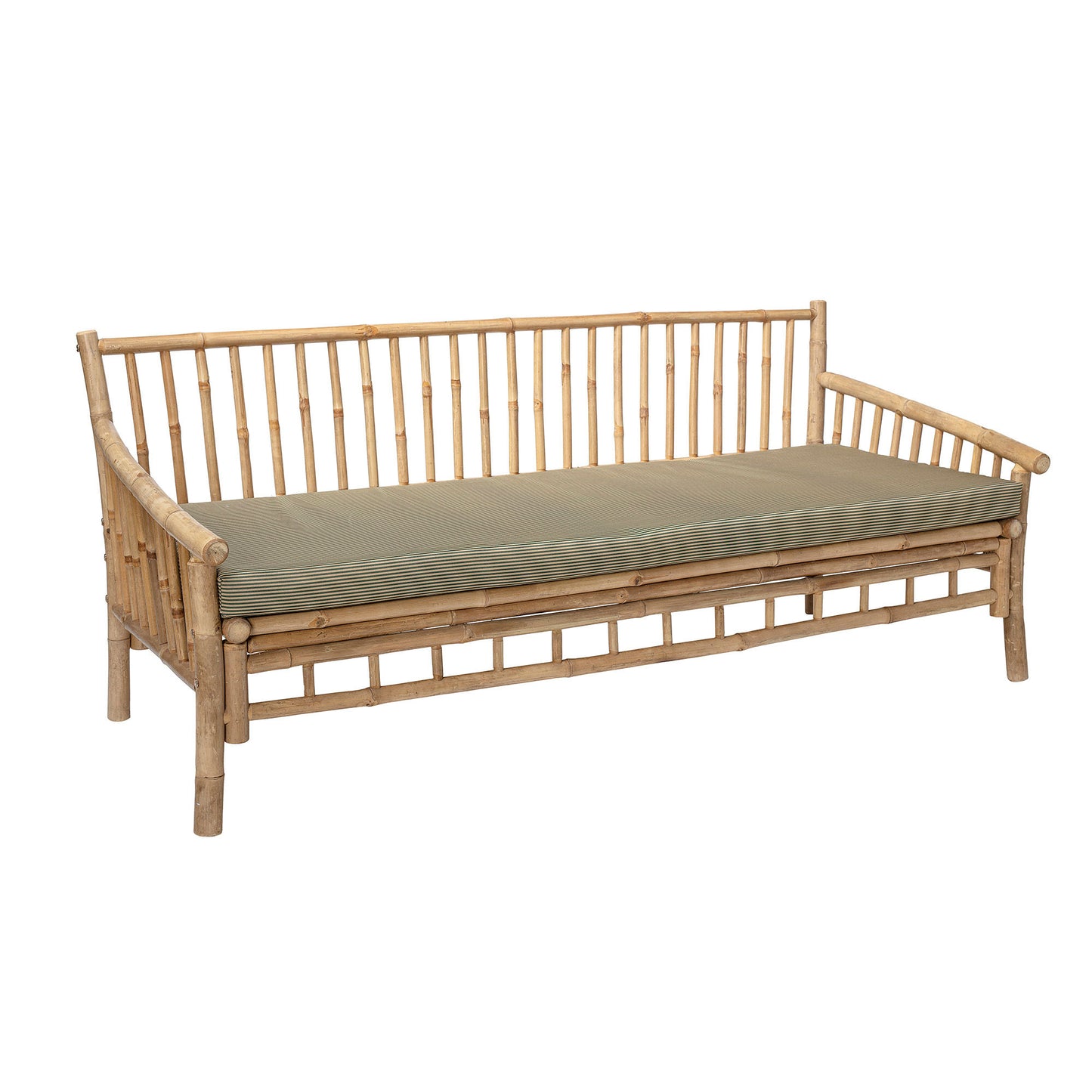 Bloomingville Sole Sofa – Bambus, Natur, Udendørs Sofa med Pude
