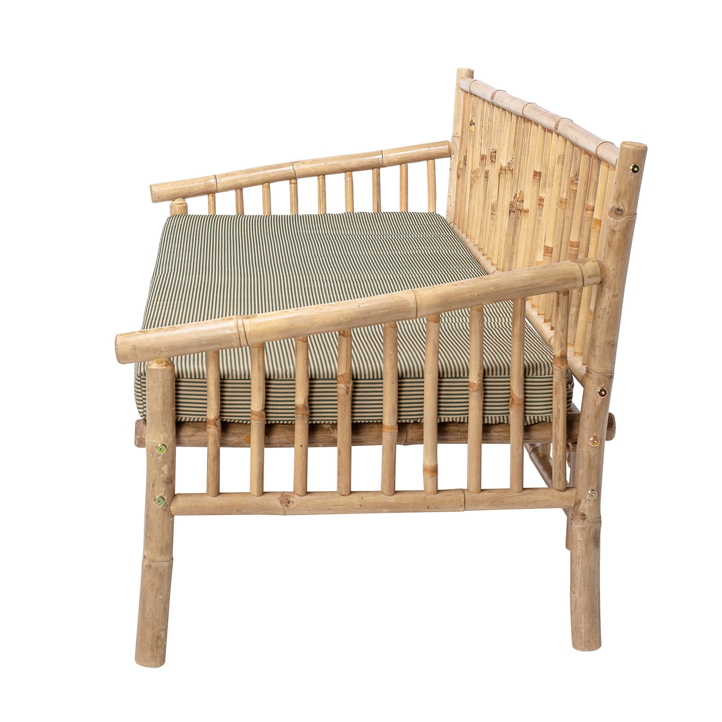 Bloomingville Sole Sofa – Bambus, Natur, Udendørs Sofa med Pude
