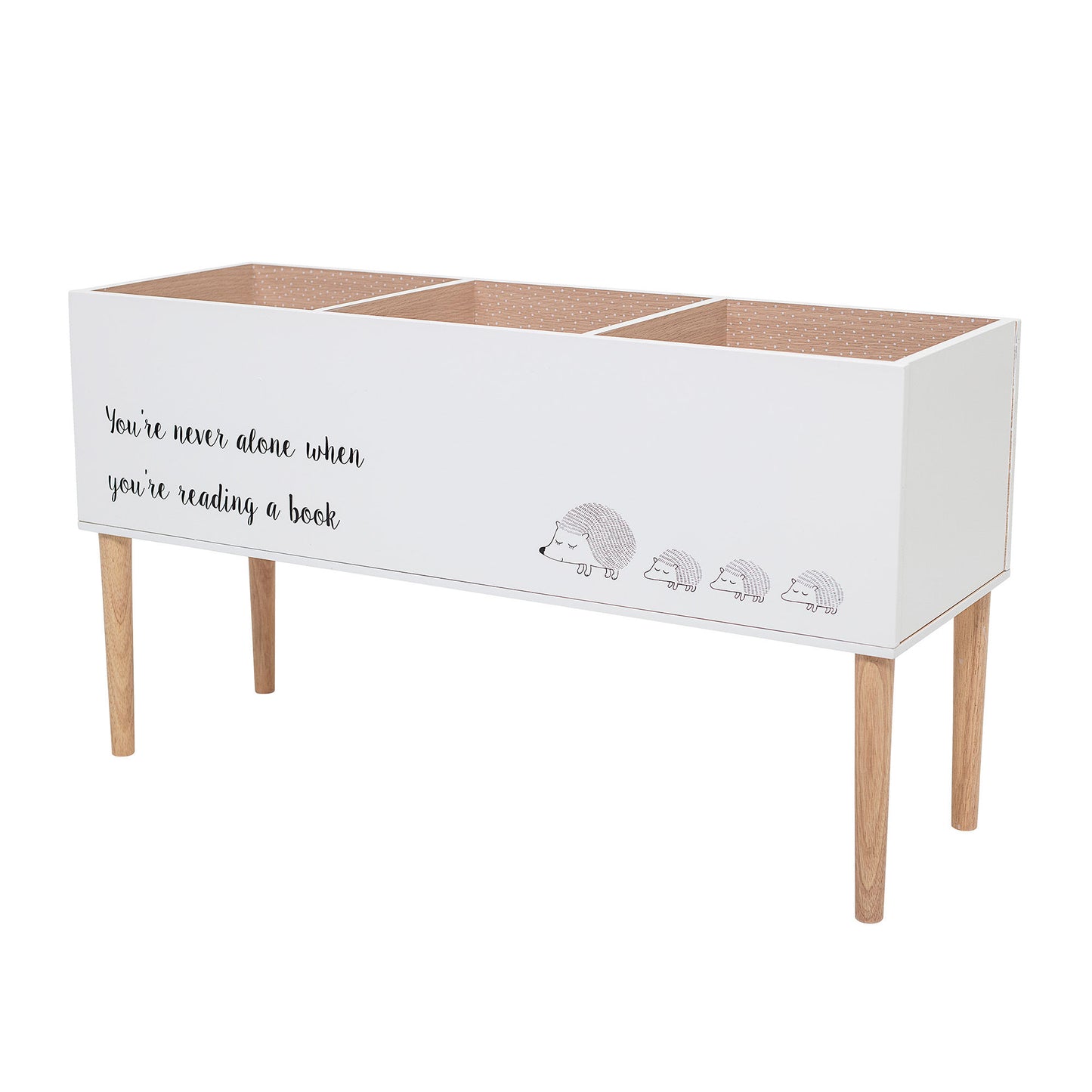 Bloomingville MINI Salam Bogkasse, Hvid, MDF