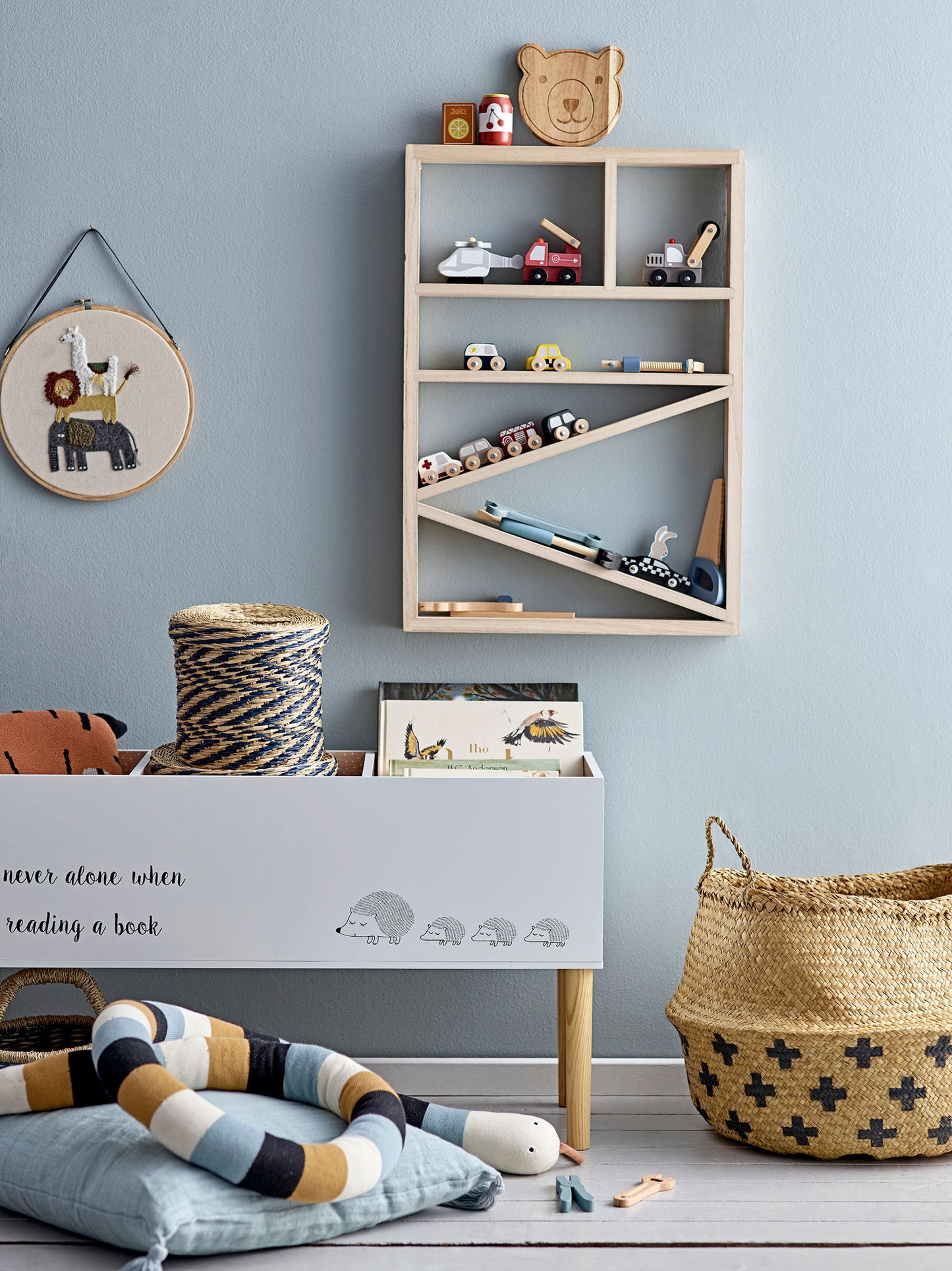 Bloomingville MINI Salam Bogkasse, Hvid, MDF