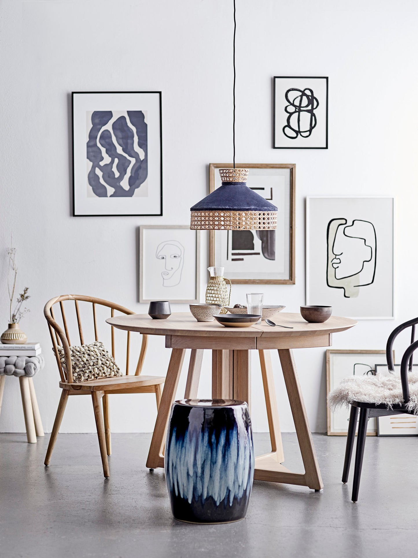 Owen Spisebord m/udtræk i Natur Eg – Nordisk Design FSC® 100%