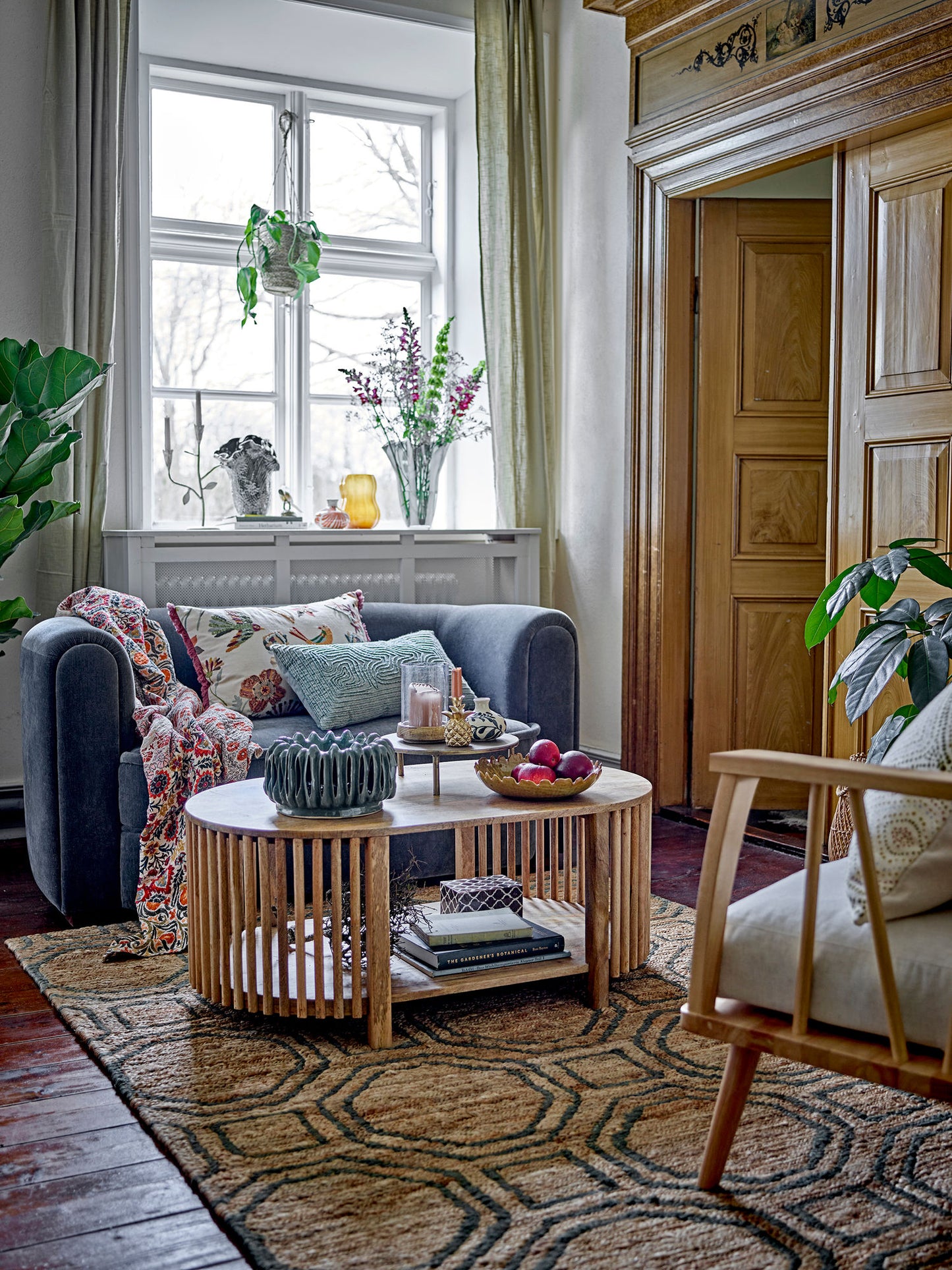 Malala 2 pers. Sofa, Blå, Genanvendt Polyester