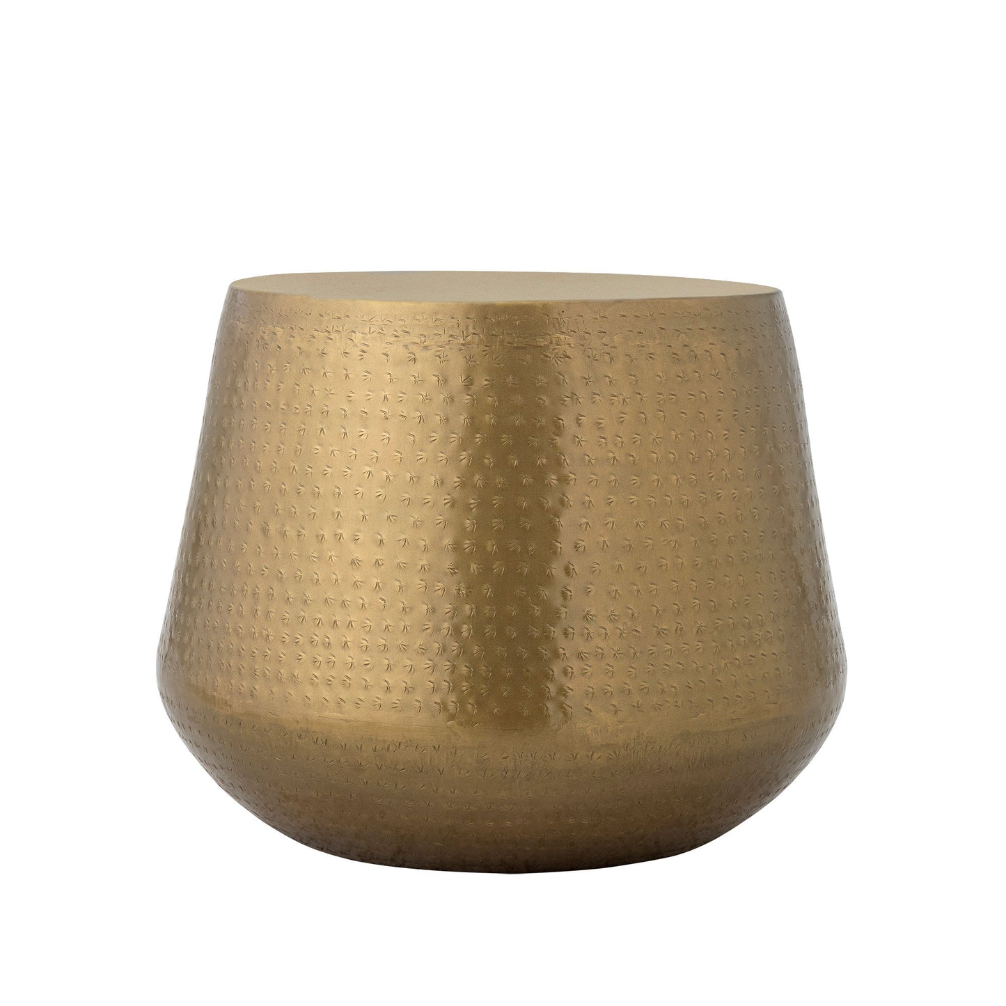 Avola Sofabord Messing – Elegant Metalbord med Rustik Finish