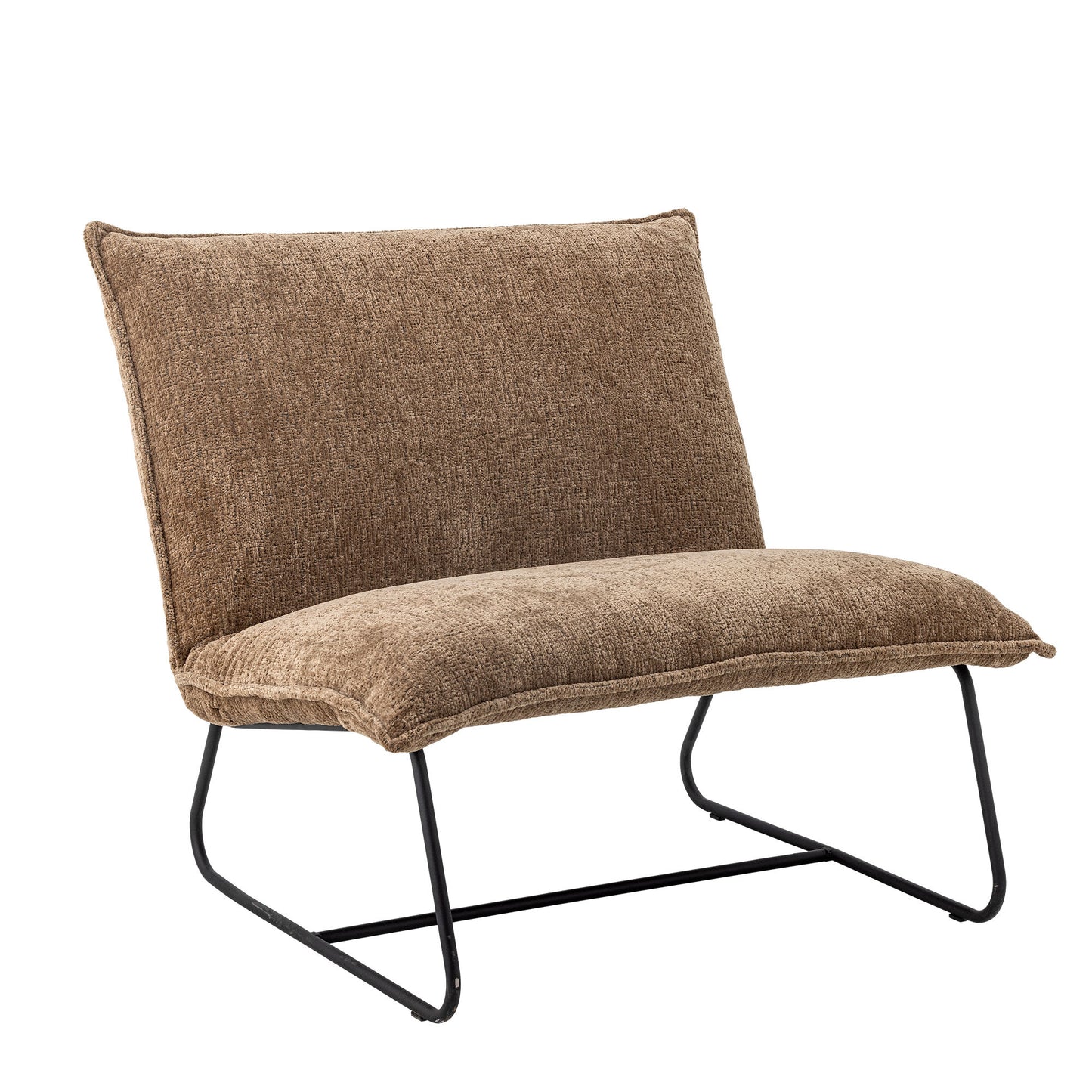 Cape Loungestol – Brun Bouclé, Komfortabel Lounge Stol