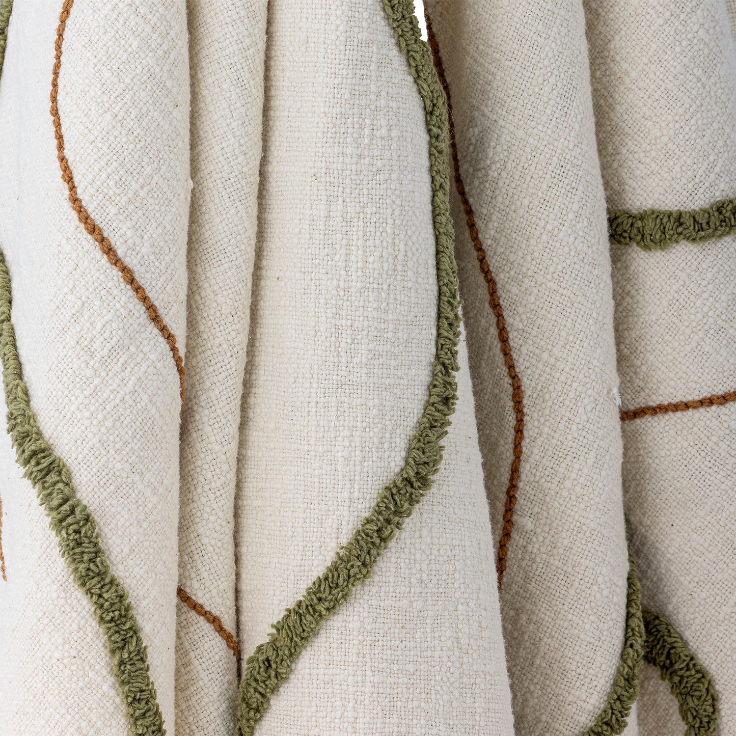 Osasio plaid 130x150 cm i bomuld – med tuftede detaljer fra Bloomingville
