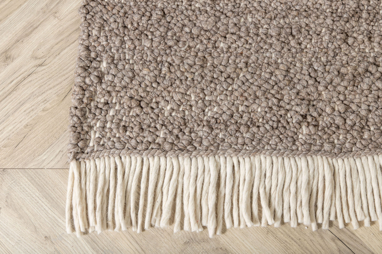 Venture Home Betina uldtæppe – Brun | 300 x 200 cm