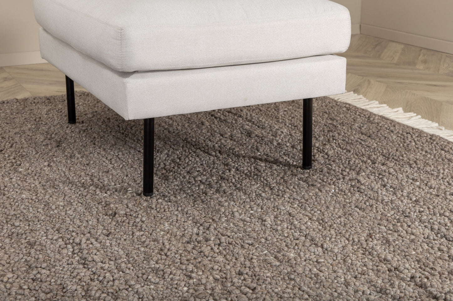 Venture Home Betina uldtæppe – Brun | 300 x 200 cm