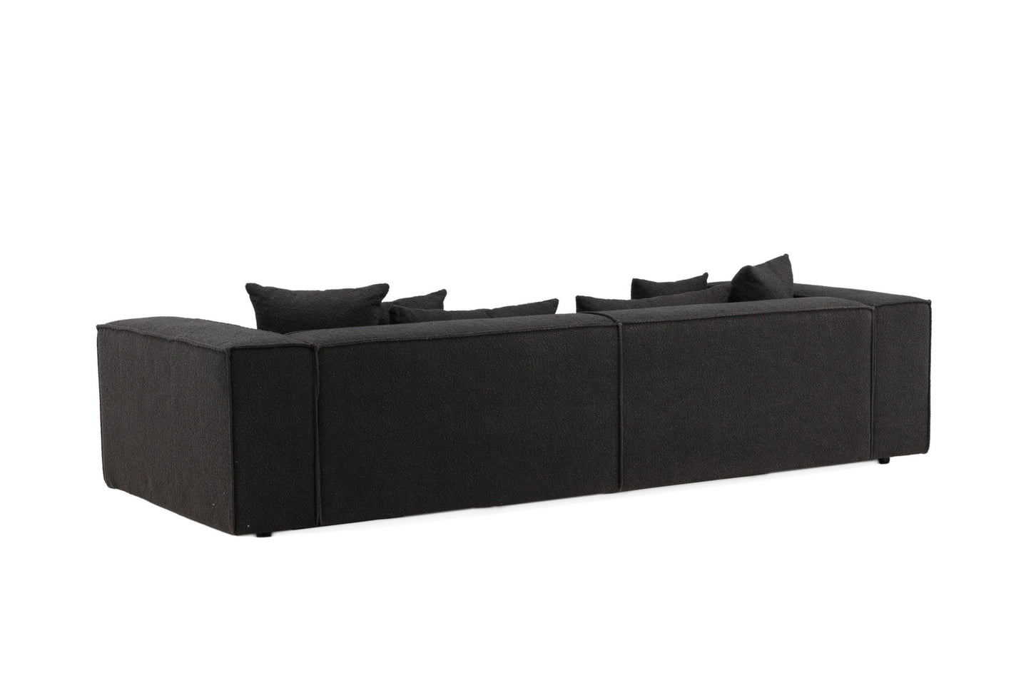Gillholmen Sofa – Sort Bouclé | 4-personers Komfort