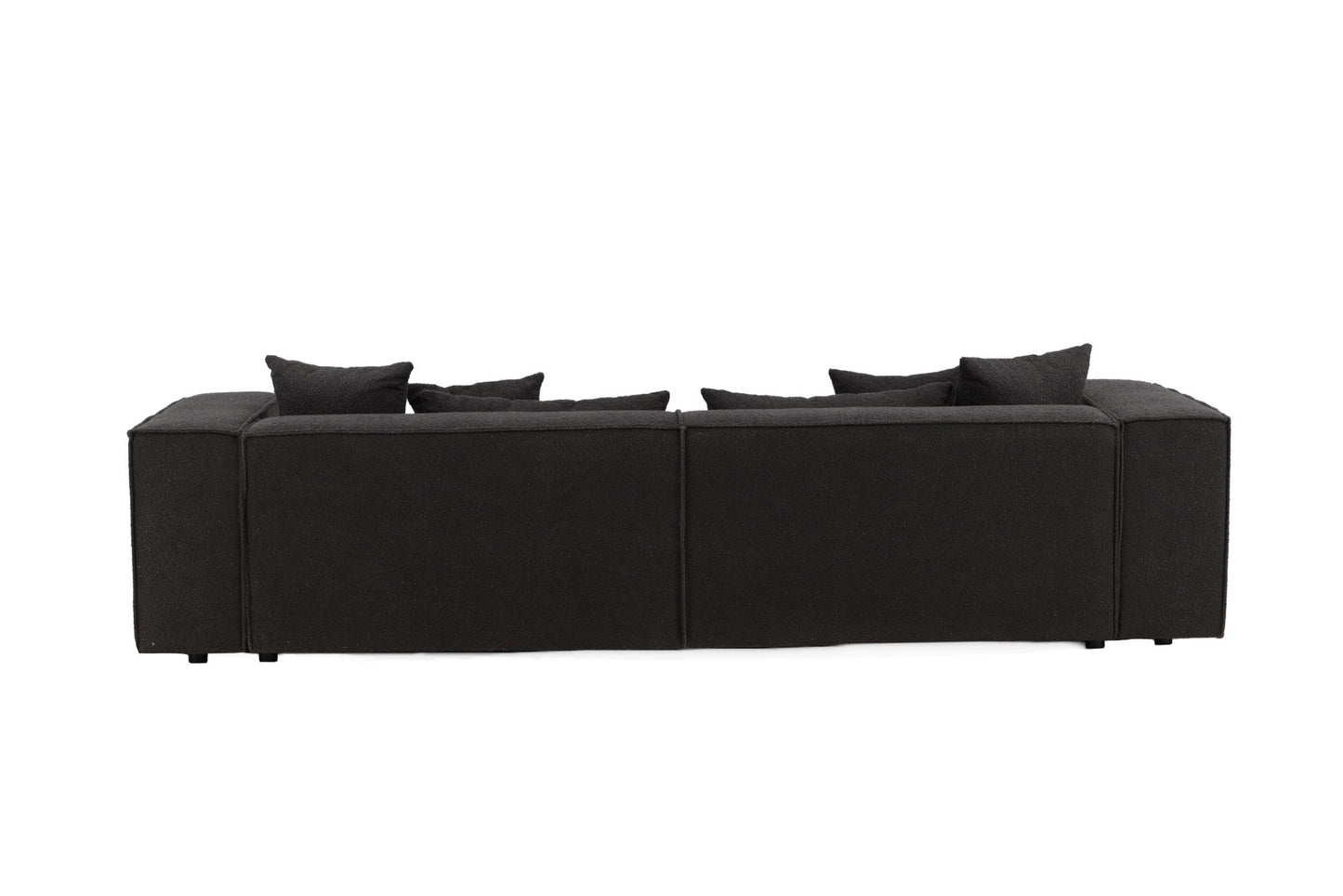 Gillholmen Sofa – Sort Bouclé | 4-personers Komfort