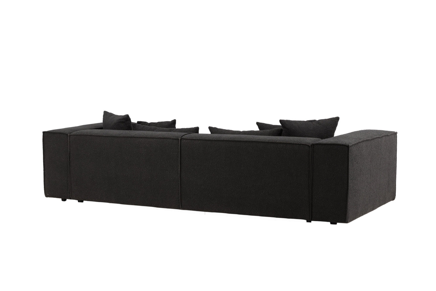 Gillholmen Sofa – Sort Bouclé | 4-personers Komfort
