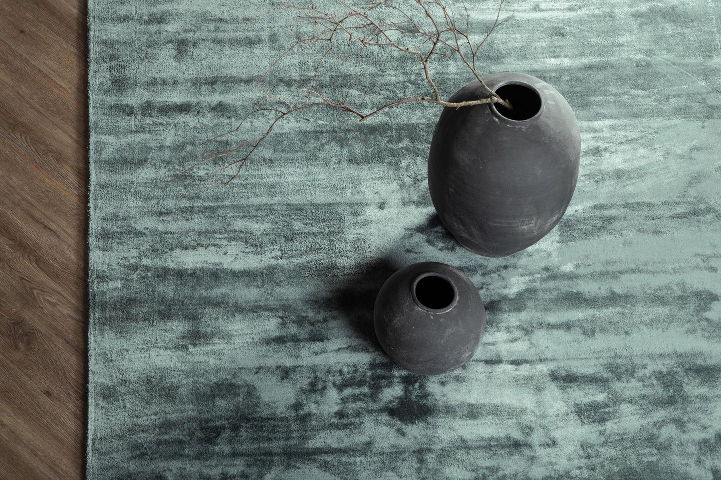 Venture Home Indra tæppe – Grafitgrå/Sort | 170 x 240 cm