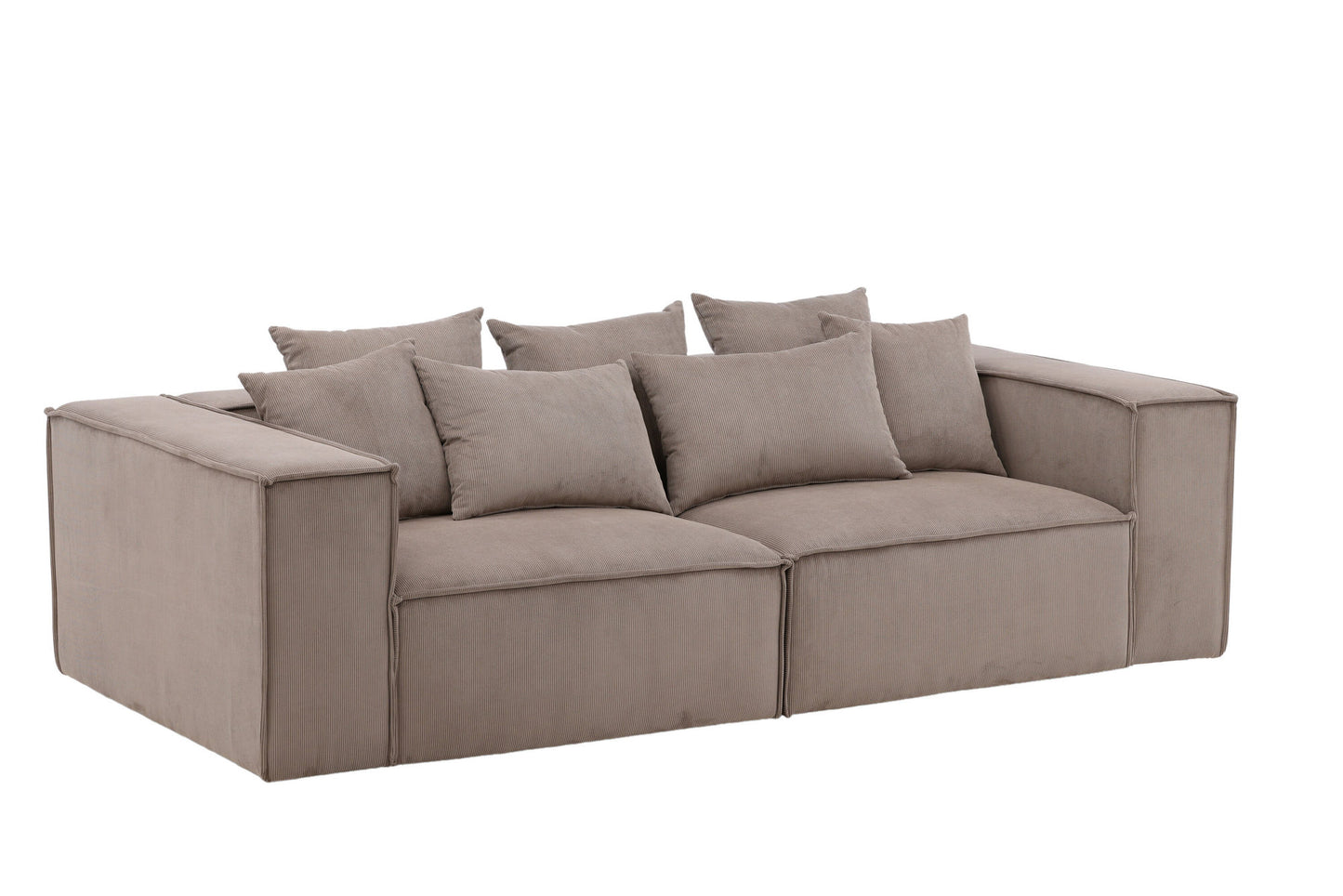 Gillholmen 3-personers Sofa – Brun Fløjl