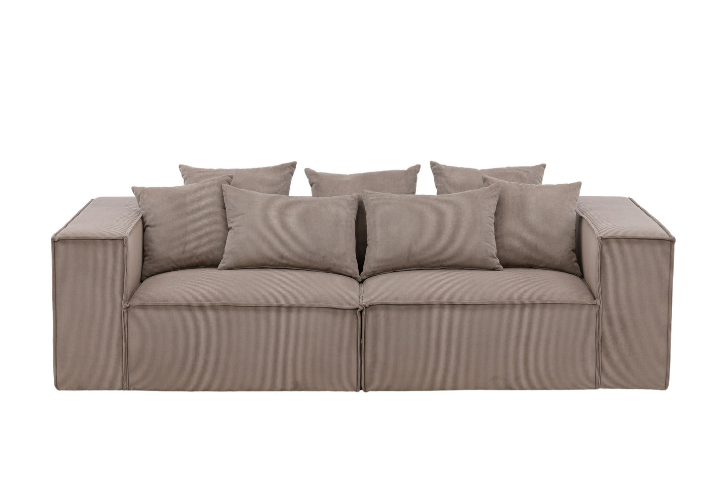 Gillholmen 3-personers Sofa – Brun Fløjl