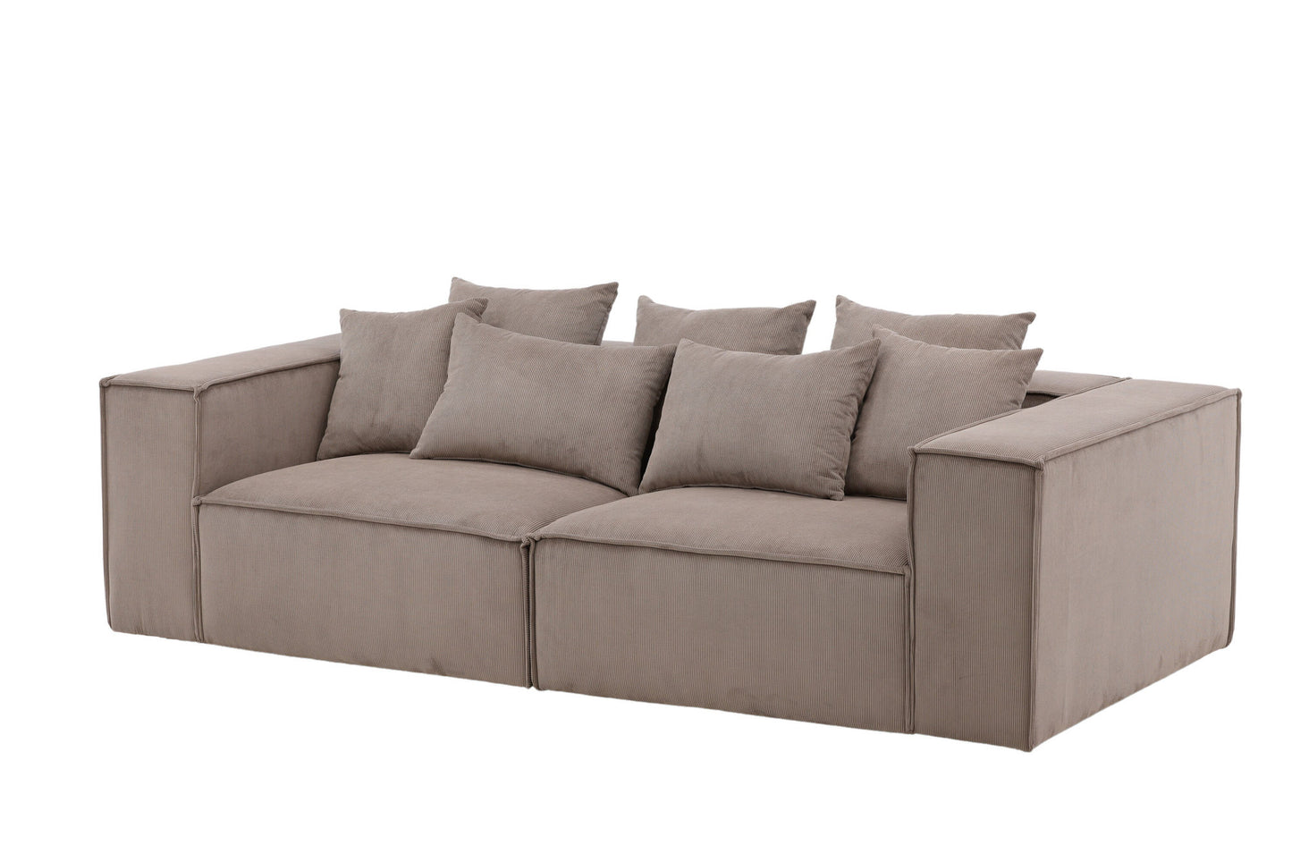 Gillholmen 3-personers Sofa – Brun Fløjl