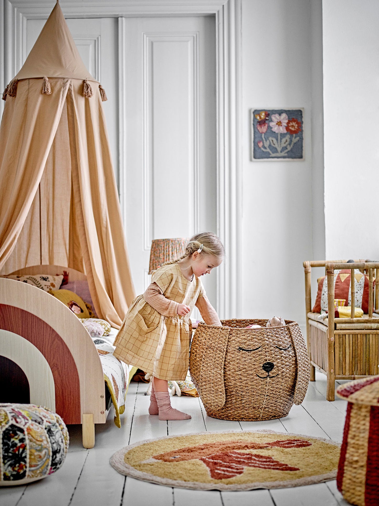 Bloomingville MINI Charli Bed, Brun, MDF
