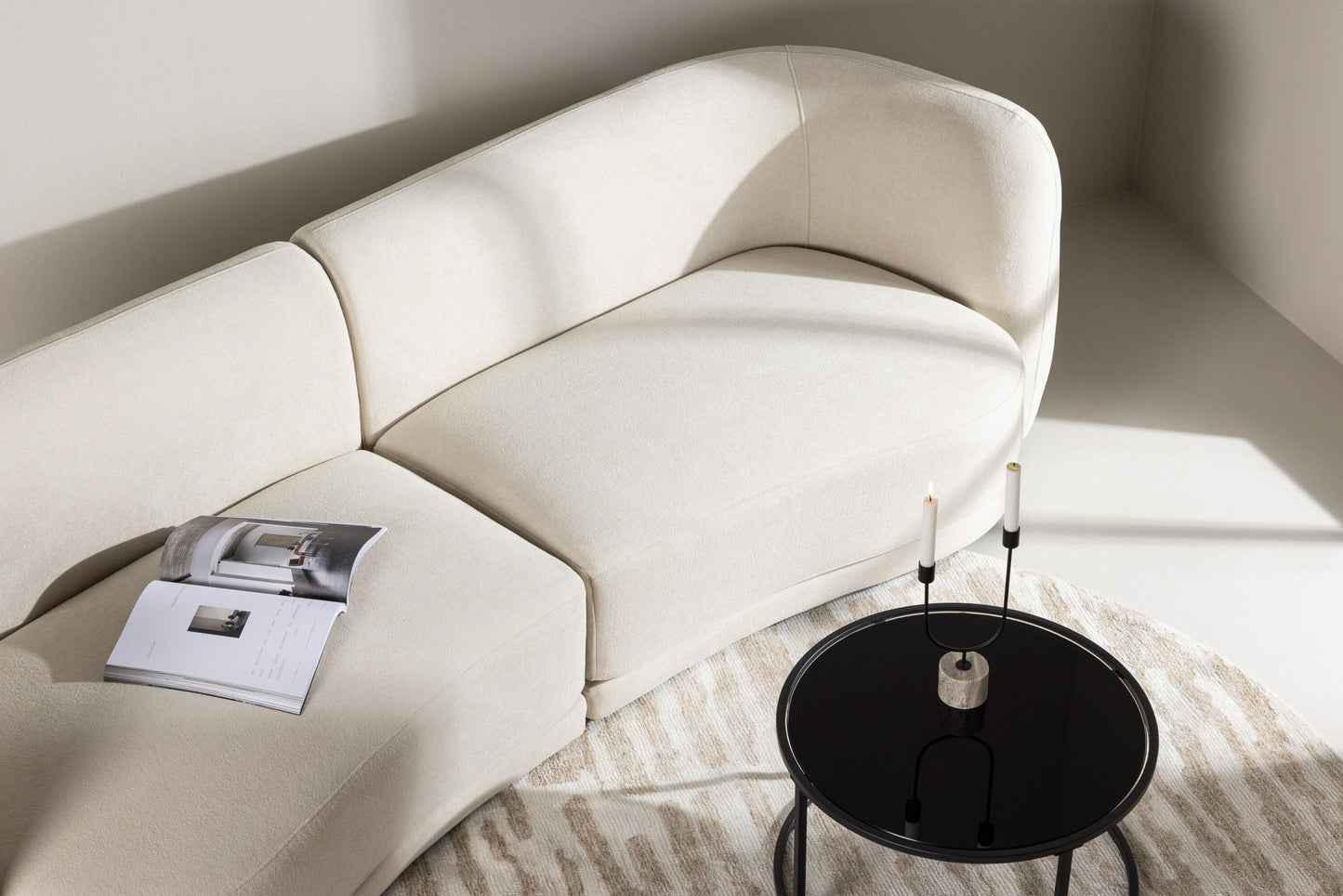 Venture Home Cielo 3-seat Sofa - White  /