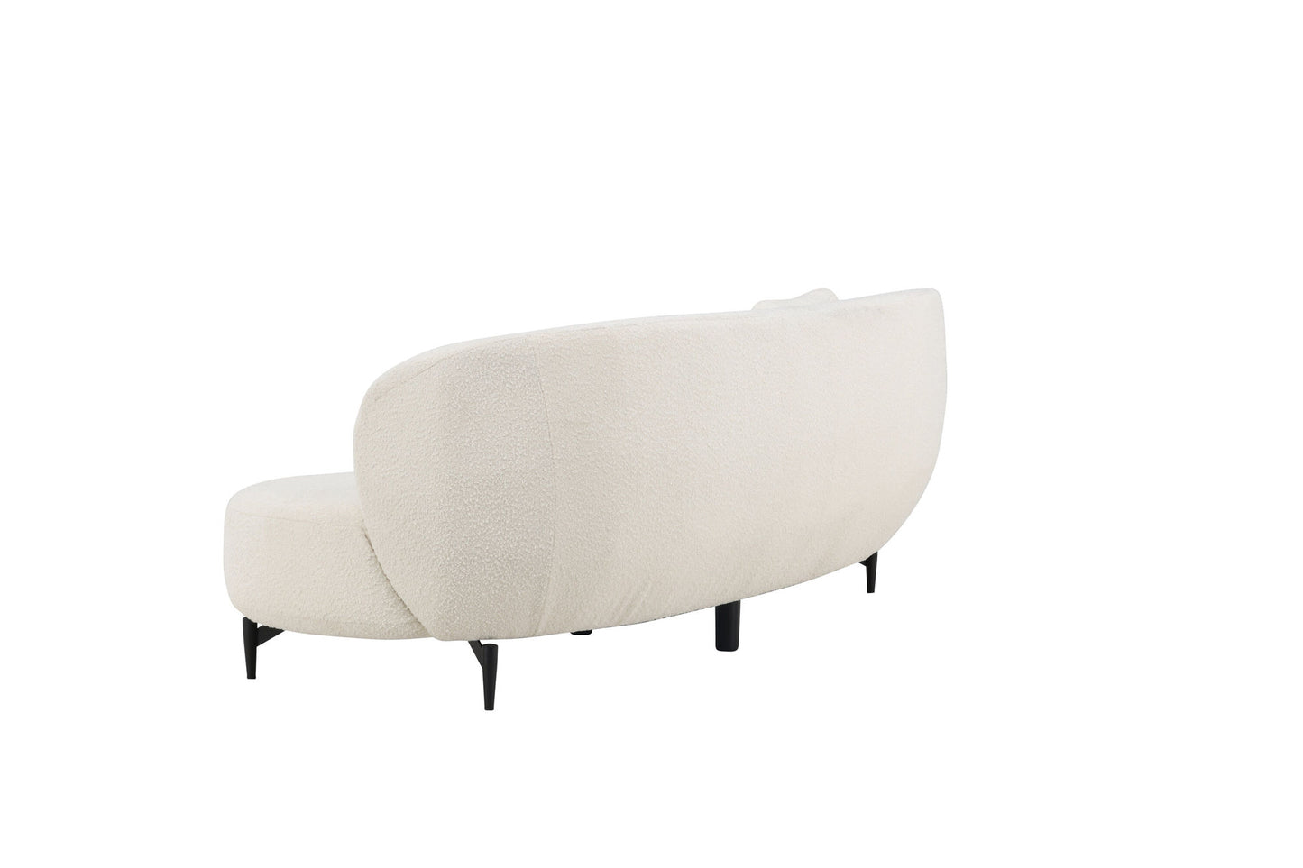 Luna 2-3-personers Sofa – Hvid Bouclé | Skandinavisk Design