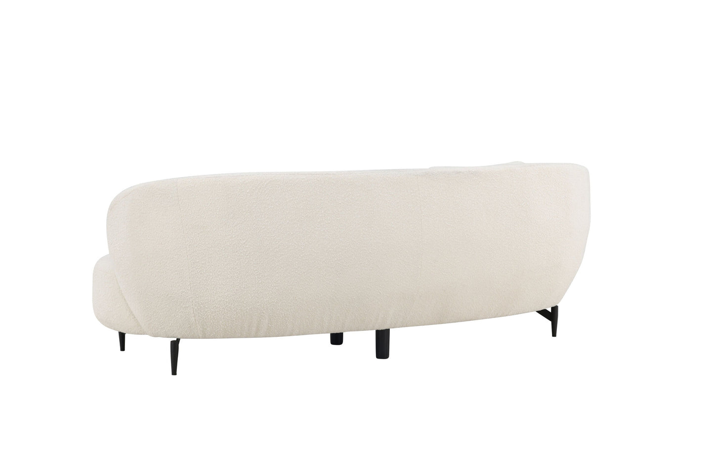Luna 2-3-personers Sofa – Hvid Bouclé | Skandinavisk Design