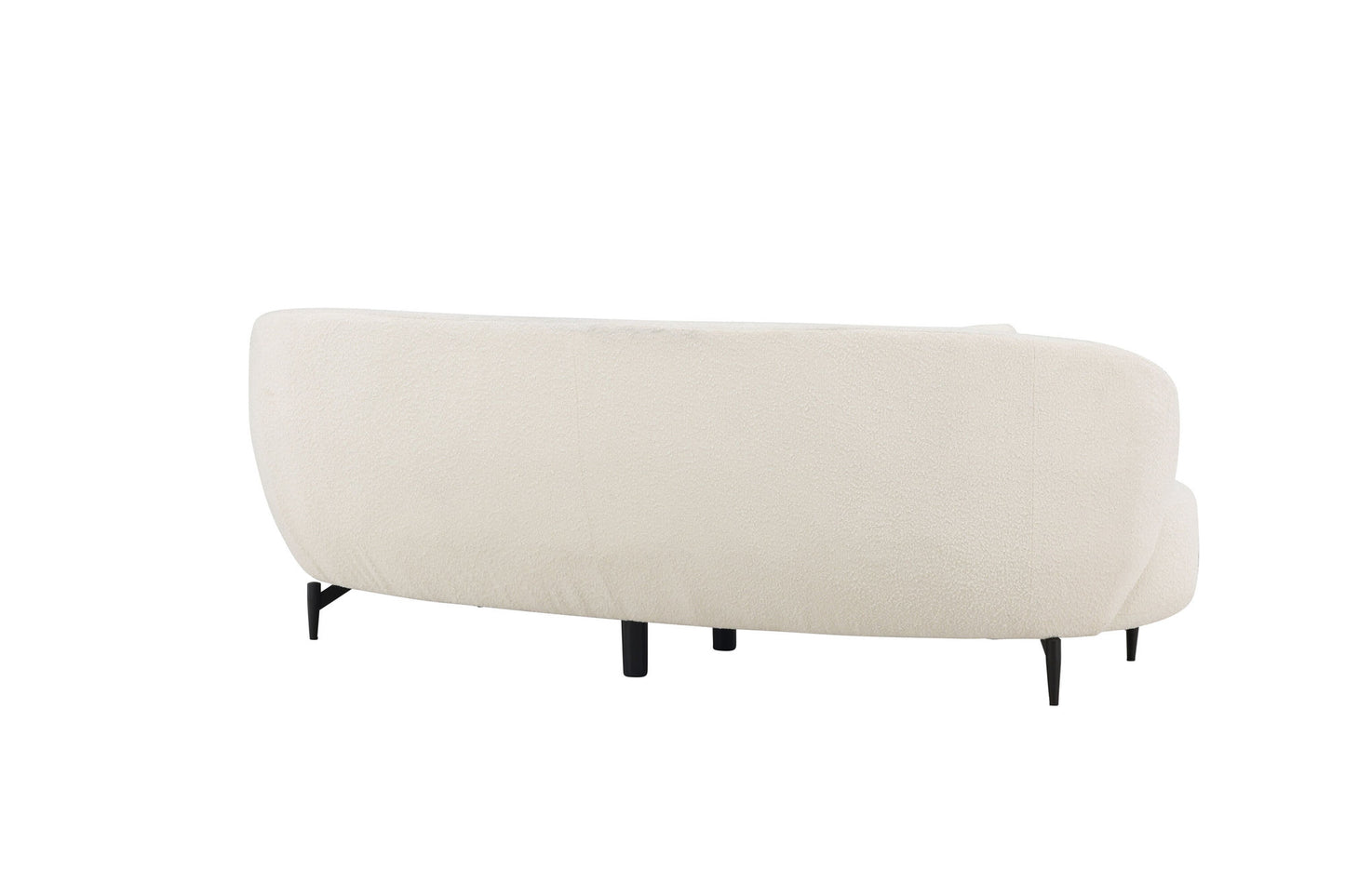 Luna 2-3-personers Sofa – Hvid Bouclé | Skandinavisk Design