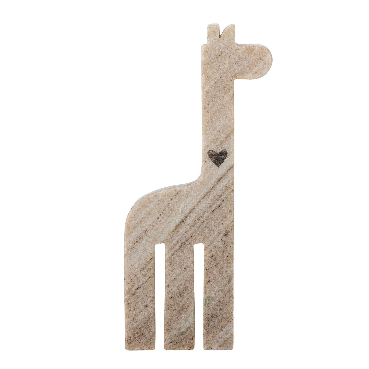 Camy giraffigur 13x3xH26 cm i marmor – dekorativ figur fra Bloomingville MINI